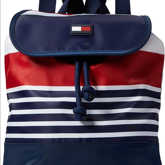 Womens Tommy Hilfiger Red white and blue backpack - Picture 2 of 2